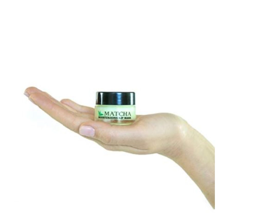 Matcha moisturizing lip mask
