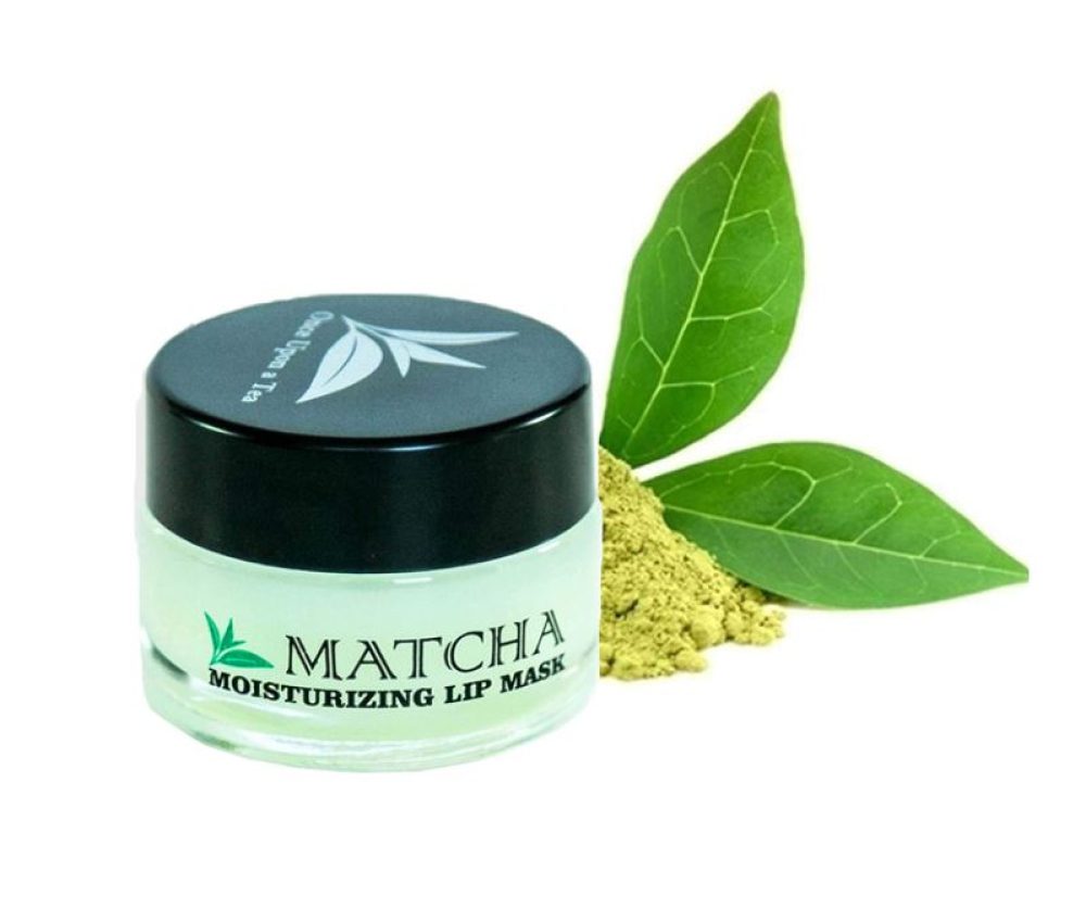 Matcha moisturizing lip mask