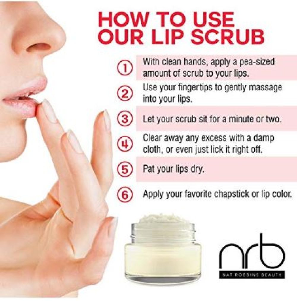 How to use our lip scrub